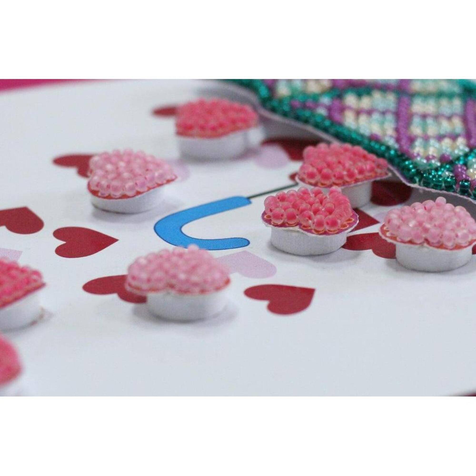 Abris Art Love Rain Postcard Cross Stitch Kit